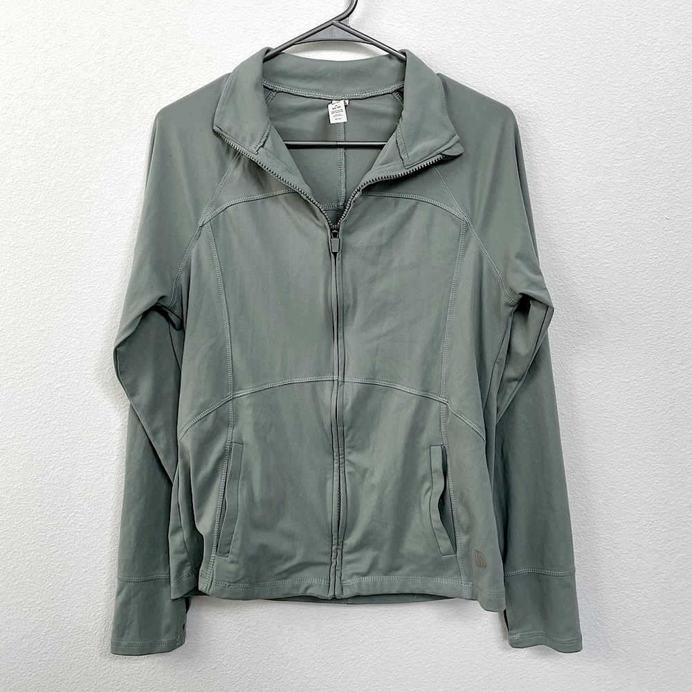 Women's Balance Collection Fitness Zip Up Jacket, Size M